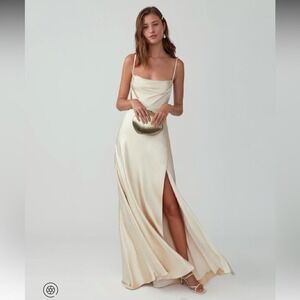 Frame and Partners Strappy Draped Gown